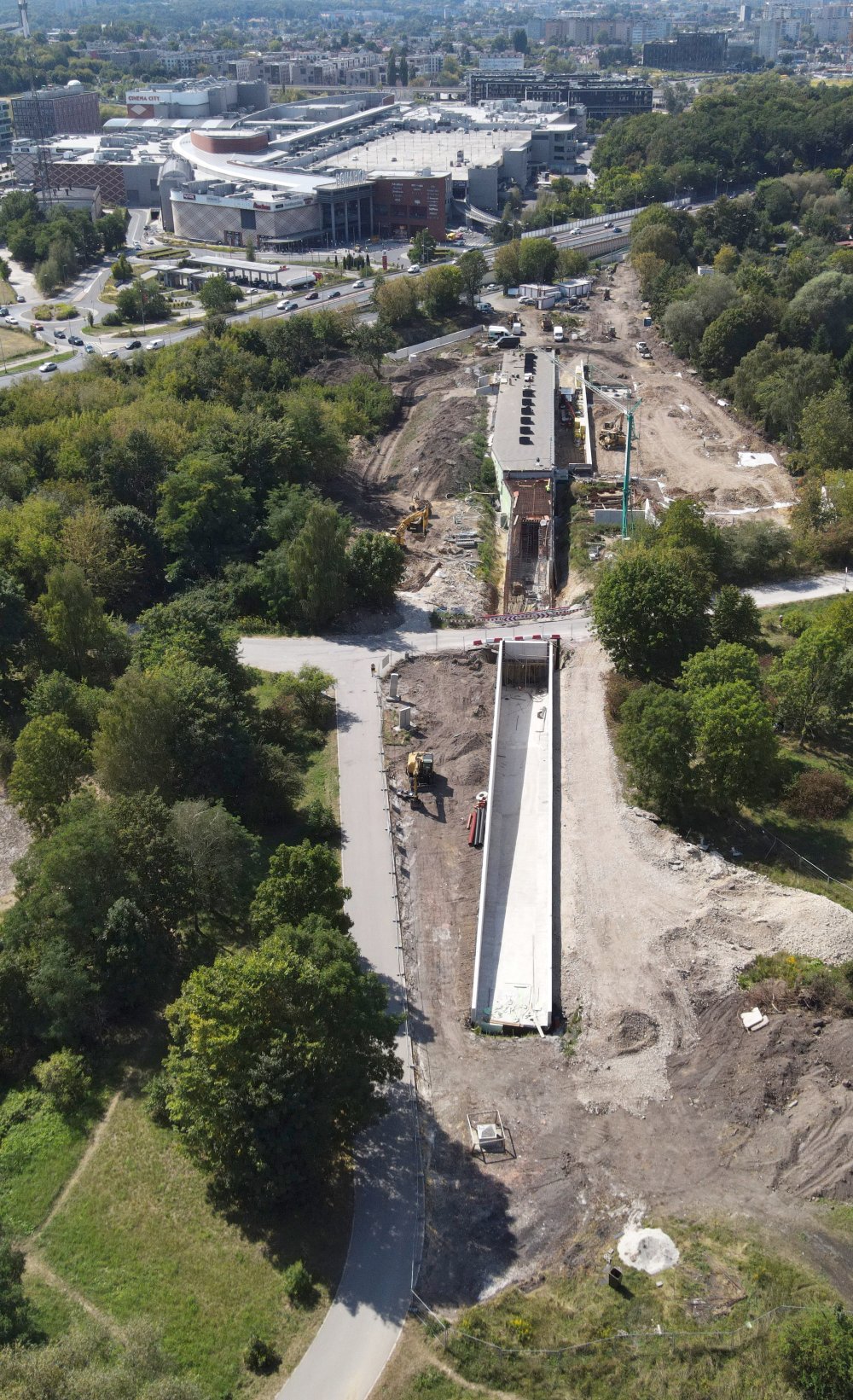 KL Plaszow Museum construction view